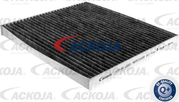 ACKOJAP A70-31-0001 - Фильтр воздуха в салоне autospares.lv