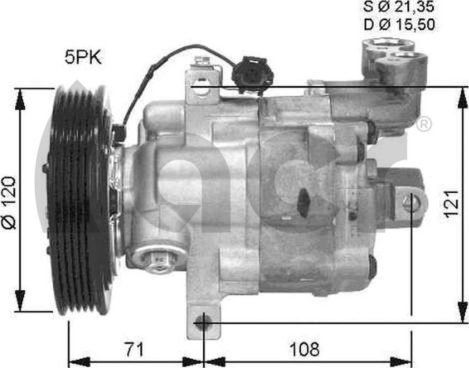 ACR 134528G - Компрессор кондиционера autospares.lv