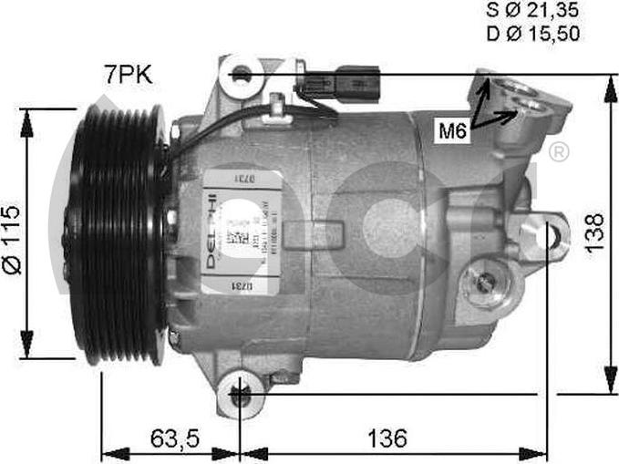 ACR 133149 - Компрессор кондиционера autospares.lv