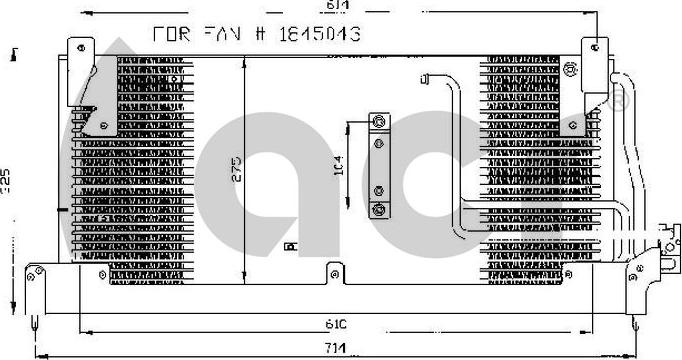 ACR 300089 - Конденсатор кондиционера autospares.lv