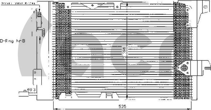 ACR 300333 - Конденсатор кондиционера autospares.lv