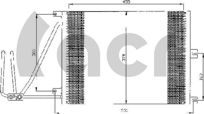 ACR 300325 - Конденсатор кондиционера autospares.lv