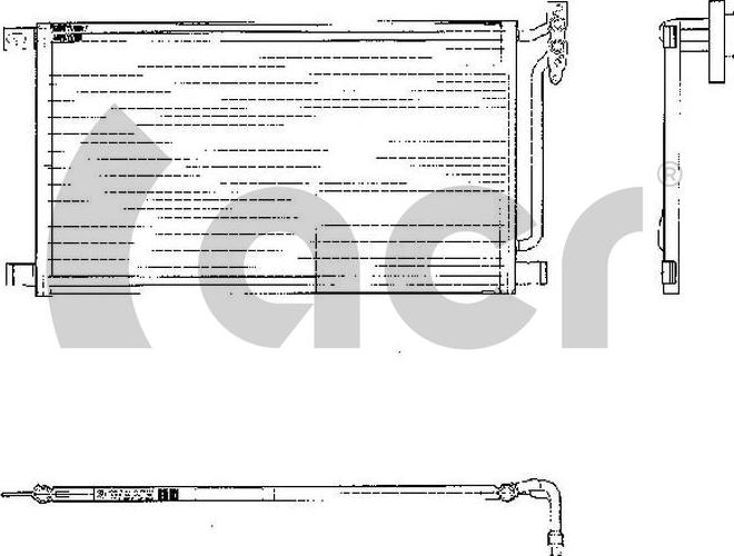 ACR 300269 - Конденсатор кондиционера autospares.lv