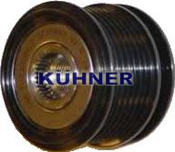 AD Kühner 885090 - Шкив генератора, муфта autospares.lv