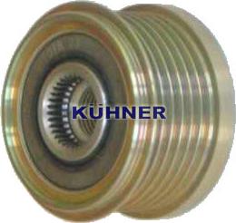 AD Kühner 885091M - Шкив генератора, муфта autospares.lv