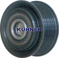 AD Kühner 885125M - Шкив генератора, муфта autospares.lv