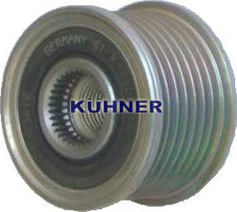 AD Kühner 885304 - Шкив генератора, муфта autospares.lv