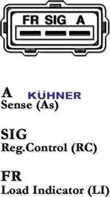 AD Kühner 553461RI - Генератор autospares.lv