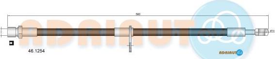 Adriauto 46.1254 - Тормозной шланг autospares.lv