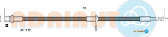 Adriauto 46.1217 - Тормозной шланг autospares.lv