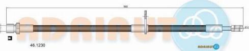 Adriauto 46.1230 - Тормозной шланг autospares.lv