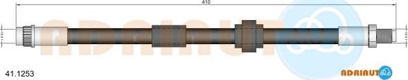 Adriauto 41.1253 - Тормозной шланг autospares.lv