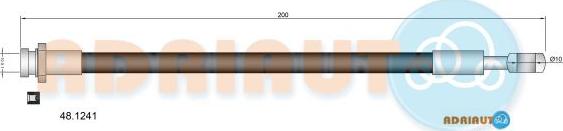 Adriauto 48.1241 - Тормозной шланг autospares.lv