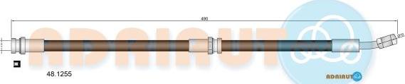 Adriauto 48.1255 - Тормозной шланг autospares.lv