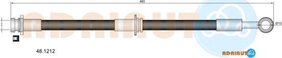 Adriauto 48.1212 - Тормозной шланг autospares.lv