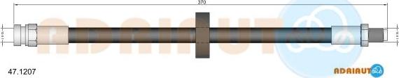 Adriauto 47.1207 - Тормозной шланг autospares.lv