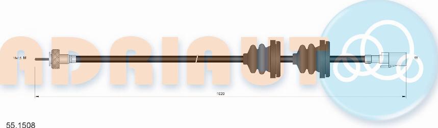 Adriauto 551508 - Тросик спидометра autospares.lv