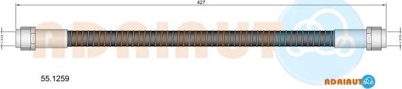 Adriauto 55.1259 - Тормозной шланг autospares.lv