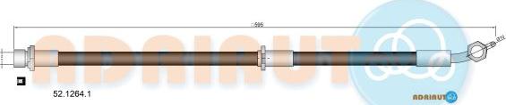 Adriauto 52.1264.1 - Тормозной шланг autospares.lv