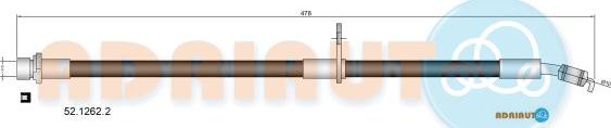 Adriauto 52.1262.2 - Тормозной шланг autospares.lv