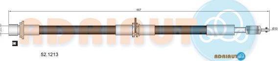 Adriauto 52.1213 - Тормозной шланг autospares.lv