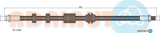 Adriauto 57.1244 - Тормозной шланг autospares.lv