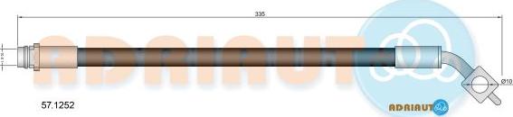 Adriauto 57.1252 - Тормозной шланг autospares.lv