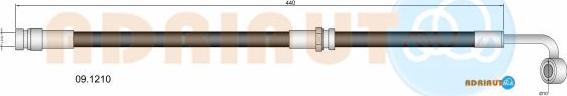 Adriauto 09.1210 - Тормозной шланг autospares.lv