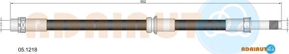 Adriauto 05.1218 - Тормозной шланг autospares.lv