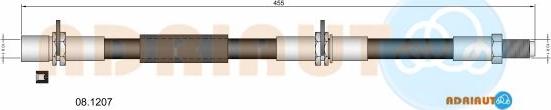 Adriauto 08.1207 - Тормозной шланг autospares.lv