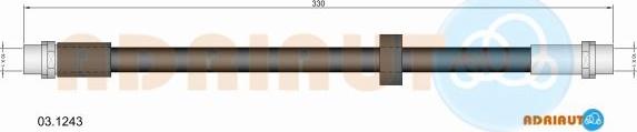 Adriauto 03.1243 - Тормозной шланг autospares.lv