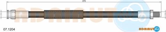 Adriauto 07.1204 - Тормозной шланг autospares.lv