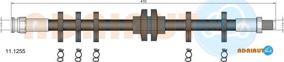 Adriauto 11.1255 - Тормозной шланг autospares.lv