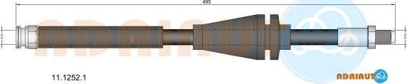 Adriauto 11.1252.1 - Тормозной шланг autospares.lv