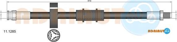 Adriauto 11.1285 - Тормозной шланг autospares.lv