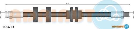 Adriauto 11.1221.1 - Тормозной шланг autospares.lv