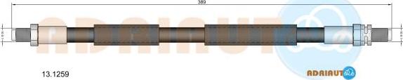 Adriauto 13.1259 - Тормозной шланг autospares.lv