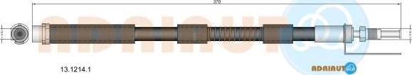 Adriauto 13.1214.1 - Тормозной шланг autospares.lv