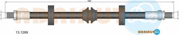 Adriauto 13.1289 - Тормозной шланг autospares.lv