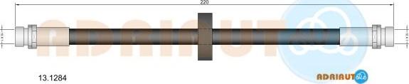 Adriauto 13.1284 - Тормозной шланг autospares.lv