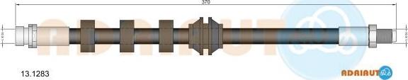 Adriauto 13.1283 - Тормозной шланг autospares.lv