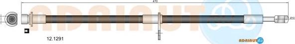 Adriauto 12.1291 - Тормозной шланг autospares.lv