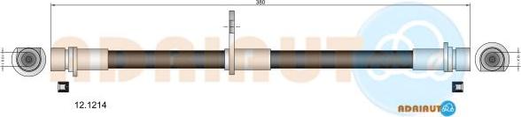 Adriauto 12.1214 - Тормозной шланг autospares.lv