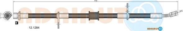 Adriauto 12.1284 - Тормозной шланг autospares.lv