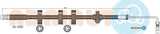 Adriauto 35.1250 - Тормозной шланг autospares.lv