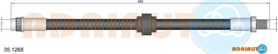 Adriauto 35.1268 - Тормозной шланг autospares.lv