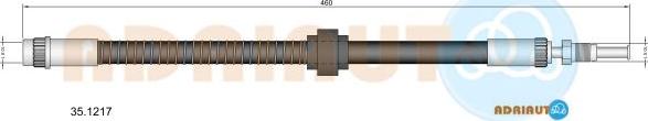 Adriauto 35.1217 - Тормозной шланг autospares.lv