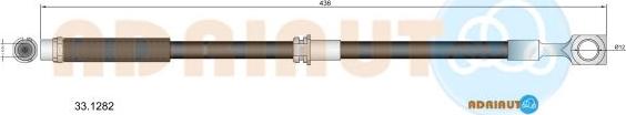 Adriauto 33.1282 - Тормозной шланг autospares.lv