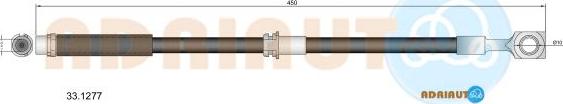 Adriauto 33.1277 - Тормозной шланг autospares.lv