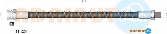 Adriauto 24.1204 - Тормозной шланг autospares.lv